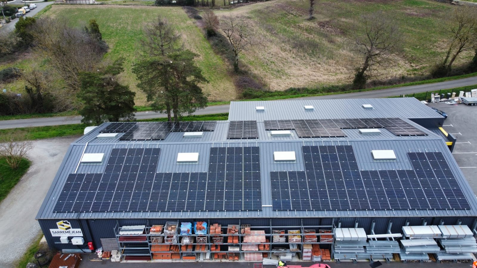 Toiture photovoltaïque d’entreprise